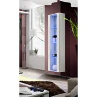 Vitrina suspendata FLY Genarom AM 23 WW FY 41 Alb / Alb Lucios
